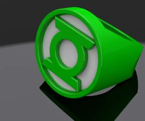 Green Lantern Ring 3D Models
