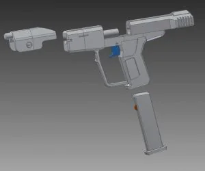 Halo Blaster V2 3D Models