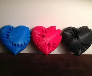 Three Heart Gears 3D Models