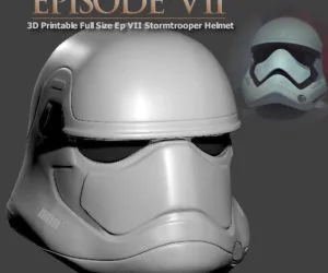 Wearable Episode Vii Stormtrooper Helmet 3D Models