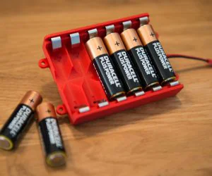 Battery Box For Aa Cells 3D Models