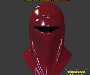 Full Scale Imperial Guard Costume Mask 30 Pieces 3D Models
