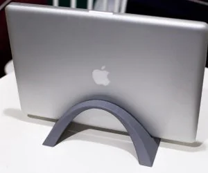 Elegant Arch Macbook Pro Stand 3D Models