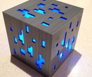 Minecraft Diamond Ore Lamp 3D Models