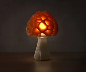 Voronoi Mushroom Lamp 2 3D Models