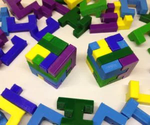 Printable Interlocking Puzzle 2 3D Models