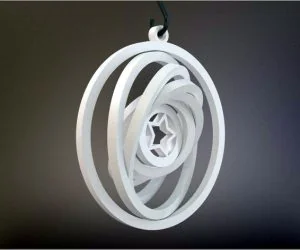 Yet Another Gyroscopic Christmas Ornament 3D Models