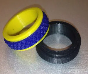Customizable Fidget Spinner Ring 3D Models
