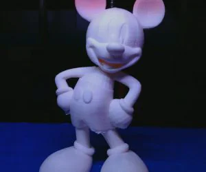 Flatfooted Mickey Mouse 3D Models