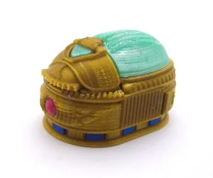 Scarab Beetle Box With Secret Lock 3D Models