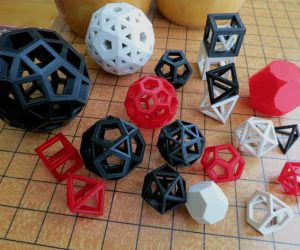 Customizable Convex Polyhedra 3D Models