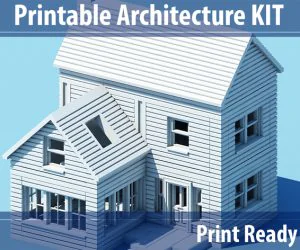 Printable Architecture Kit Series 1 3D Models