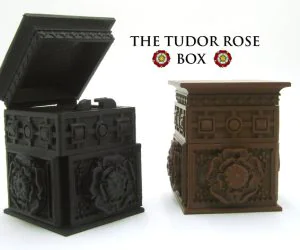 The Tudor Rose Box With Secret Lock 3D Models