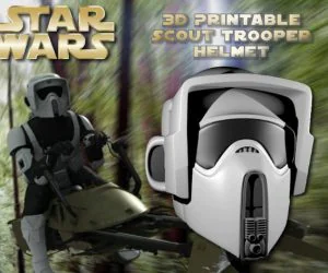 Scout Trooper Helmet Hires 3D Models