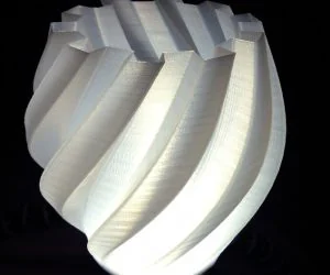 Twisted Gear Lamp Vase 3D Models