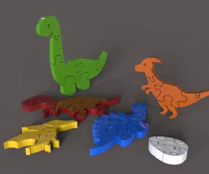 Dino Kids 3D Models