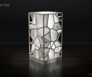 Voronoi Lamp 3D Models