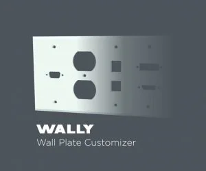 Wally Wall Plate Customizer 3D Models