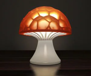 Voronoi Mushroom Lamp 3D Models