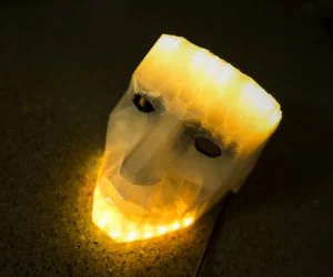 Led Low Poly Mask 3D Models