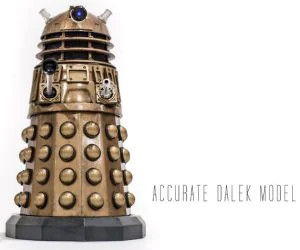 Accurate Dalek Model From Doctor Who 3D Models
