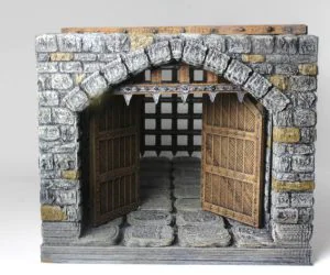 Openforge Stone Gatehouse 3D Models