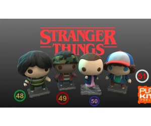 Stranger Things Season One Set 3D Models