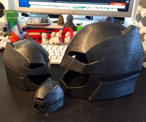 Helmet Batman Vs Superman Flat Bottom 3D Models