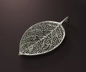 Leaf Pendant Lq 3D Models