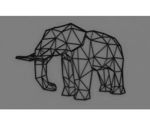 Low Poly Elephant 3D Models