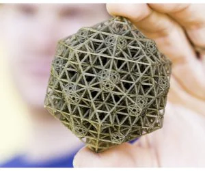 Qsn 3D Printer Torture Test Art Quasicrystalline Spin Network 3D Models