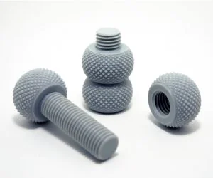 Yet Another Knurling Bolt And Nut 3D Models