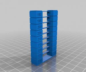 Ender 3 Pla Temp Tower Easy 3D Models