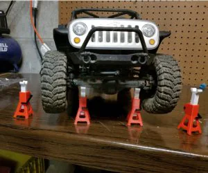 Functioning 110 Scale Rc Jack Stand 3D Models