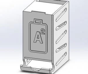 Battery Dispenser 24X Aa Stackable 3D Models