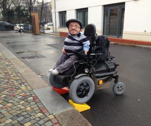 3D Printed Wheelchairramp For One Step 3D Models