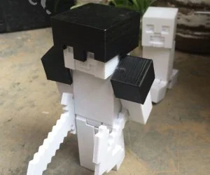 Minecraft Steve 3D Models