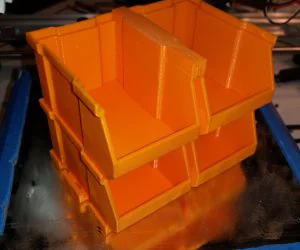 Mini Stacking Box Storage Bin 3D Models