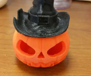Makies Pumpkin With Witchs Hat. 3D Models