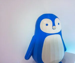 Cute 3D Printable Penguinbaby Penguin With Drawer Organizer Secret Compartment 3D Models