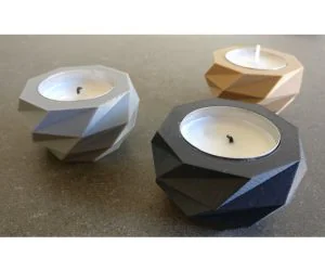 Candle Holder Low Poly 3D Models