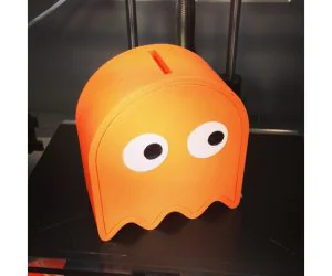 Pacman Ghost Piggy Bank 3D Models