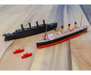 Rms Titanic Scale 11000 3D Models