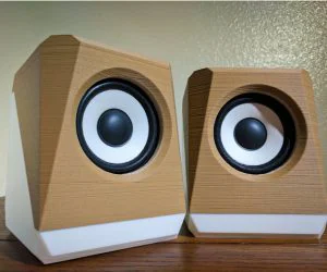 Angular Speaker Box 3D Models