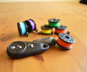 Retro Filament Spool Keychain 3D Models