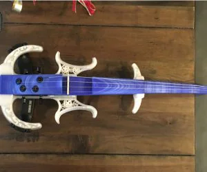 The Mina Violin Electric 3D Models