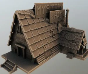 Gravity Falls Mystery Shack 3D Models