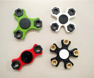 M8M10M12 Hexnut Fidget Spinner 3D Models