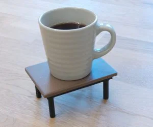 3Dprintable Coffee Table Coaster 3D Models