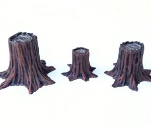 Wood Stump 3D Models